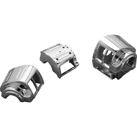 DRAG SPECIALTIES 82-95 H/BAR SWITCH HOUSING KIT CHROME Top - Driven Powersports