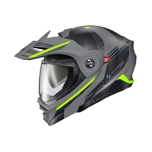 Scorpion EXO-AT960 Helmet Monk Grey/HI-VIS (S)