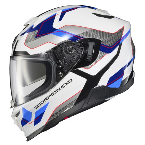 Scorpion EXO-T520 Helmet Zuse White/Blue (S)