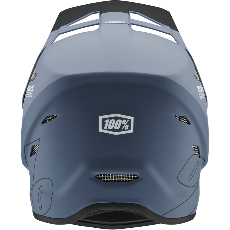 100% STATUS HELMET Drop/Steel Blue Back - Driven Powersports