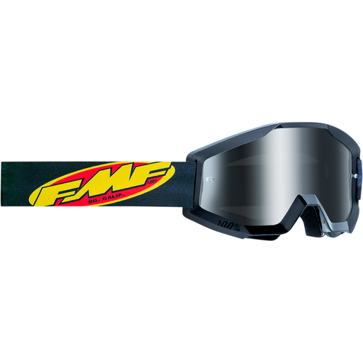 FMF POWERCORE YOUTH GOGGLE CORE - MIRROR SILVER LENS Front