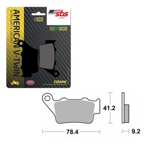 SBS HIGH POWER & NOISE REDUCTION CERAMIC BRAKE PAD (6490675100) - Driven Powersports