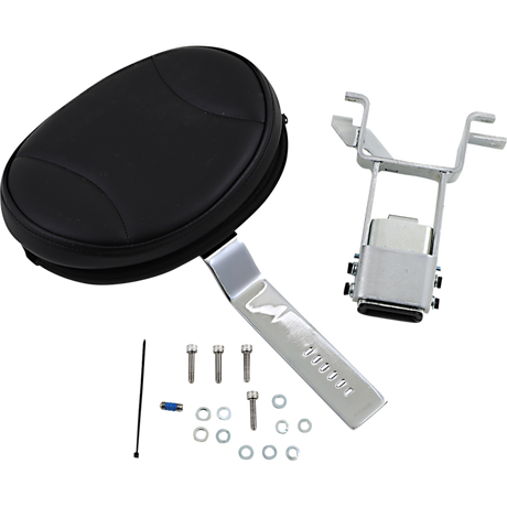 KURYAKYN 14-19 INDIAN PLUG-N-GO DRIVER BACKREST, PN 1628 Black Front - Driven Powersports