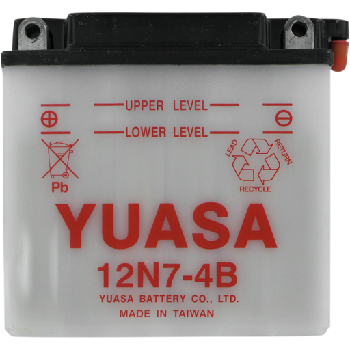 YUASA 12N7-4B CONVENTIONAL 12 VOLT Front - Driven Powersports