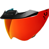 ICON SHIELD DOMAIN MOTO RST Red Front - Driven Powersports