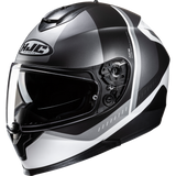 HJC C70 ALIA Semi Flat White/Black Front - Driven Powersports