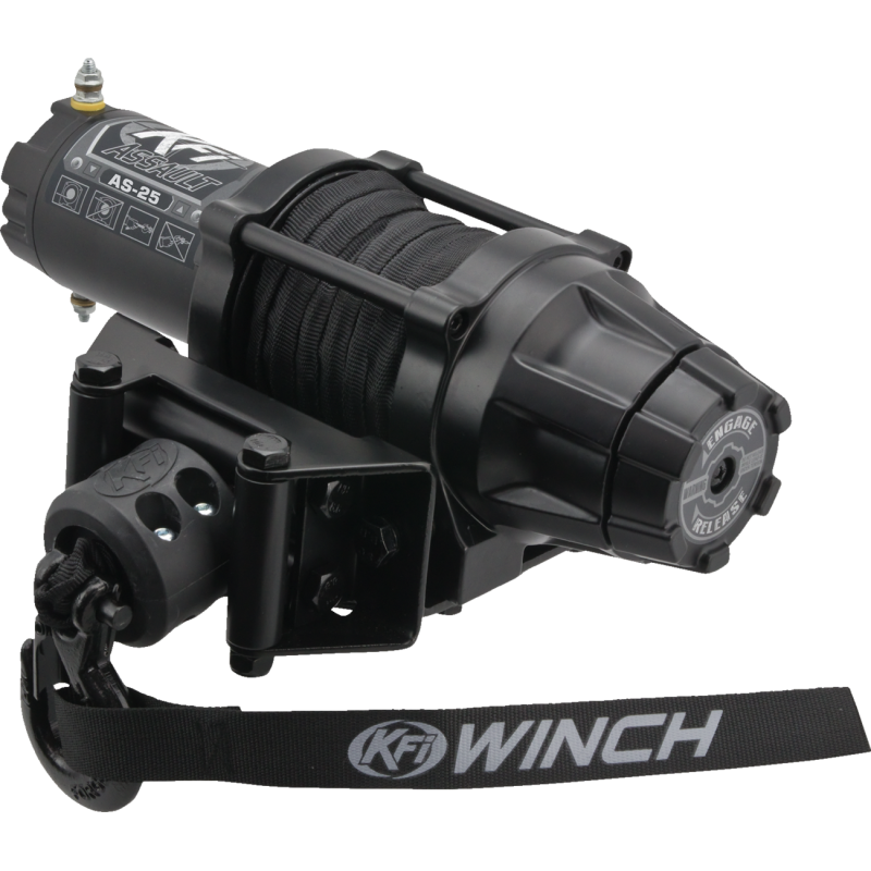 KFI PRODUCTS ASSAULT WINCH - 2500 LB - SYNTHETIC CABLE Front - Driven Powersports