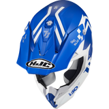 HJC i50 HEX Semi Flat Blue/White Top - Driven Powersports