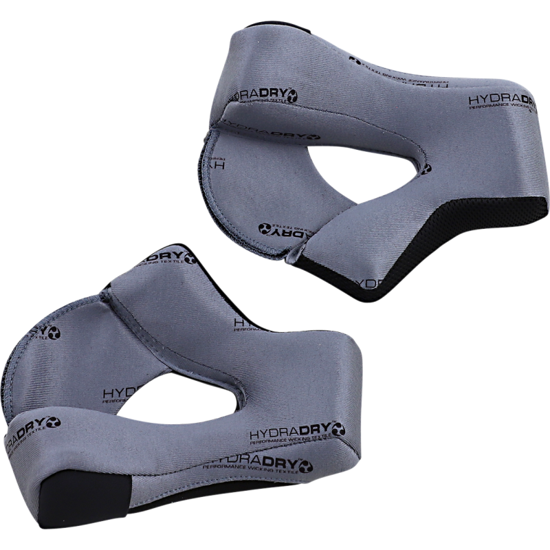 ICON CHEEKPAD AFLT H-DRY Gray Front - Driven Powersports