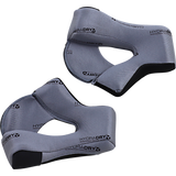 ICON CHEEKPAD AFLT H-DRY Gray Front - Driven Powersports