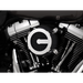 VANCE & HINES M8 AIR CLEANER V02 CAGE Flat Chrome Application Shot - Driven Powersports