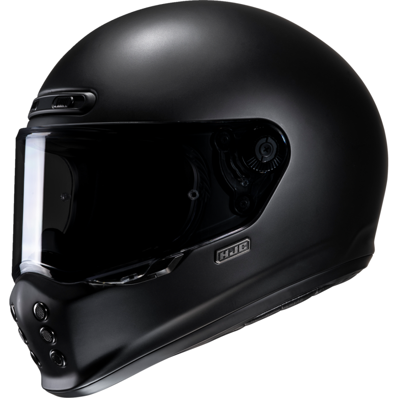 HJC V10 Semi Flat Black Front - Driven Powersports