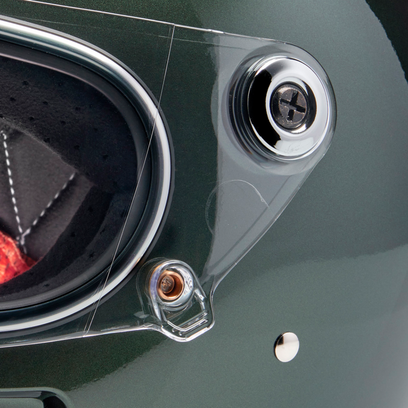 BILTWELL HELMET GRINGO SV Green Detail - Driven Powersports