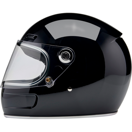 BILTWELL HELMET GRINGO SV Gloss Black Left Side - Driven Powersports