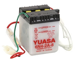 YUASA 6N4-2A-8 BATTERY (YUAM2648A) - Driven Powersports