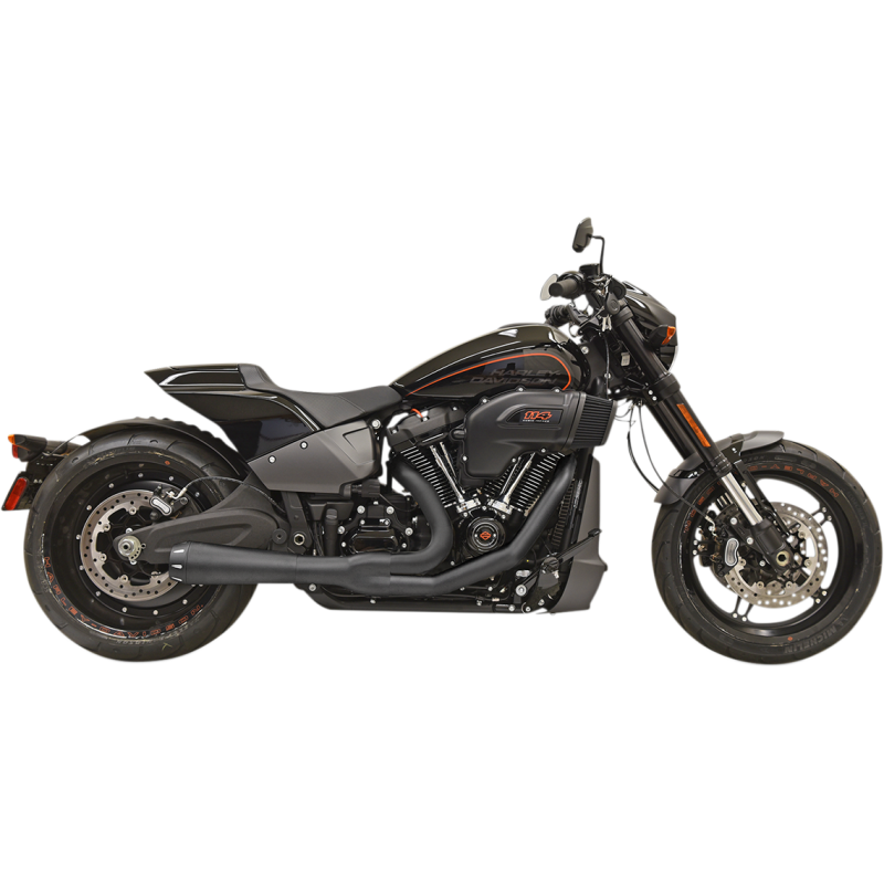 BASSANI XHAUST 18-21 FLFB EXHAUST RR3 2:1 Black Application Shot - Driven Powersports