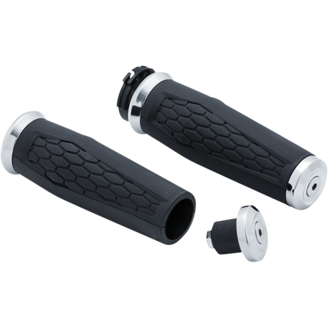 KURYAKYN 96-19 MODELS W/CABLES HEX GRIPS PN 5920 Chrome Front - Driven Powersports