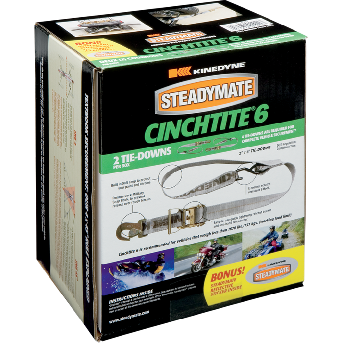 STEADYMATE CINCHTITE 6 1670 LBS 2 PACK Front - Driven Powersports