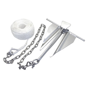 KIMPEX ANCHOR KIT CHAIN ROPE 7 SLIP RING 150 (746347) - Driven Powersports