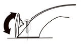 Attwood One-Piece Grab Handrail Black - Driven Powersports