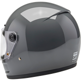 BILTWELL HELMET GRINGO SV Steel Gray Back - Driven Powersports