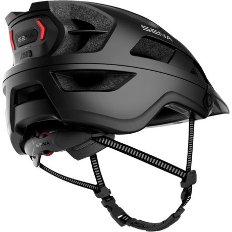 SENA M1 SENA MTB HELMET Matte Black Back - Driven Powersports