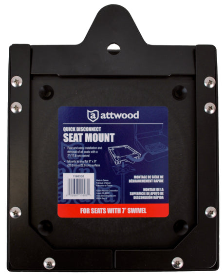 Attwood Quick Release Seat Mount - Driven Powersports