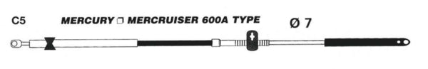 Uflex Mercury Gen I Control Cable - C5 - Driven Powersports