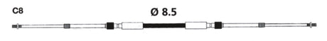 Uflex Universal 33C Control Cable - C8 - Driven Powersports