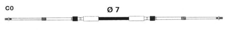Uflex Universal 33C Control Cable - Mach 0 - Driven Powersports