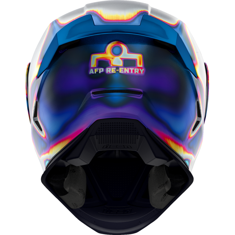 ICON HELMET AFP REENTRY Silver Back - Driven Powersports