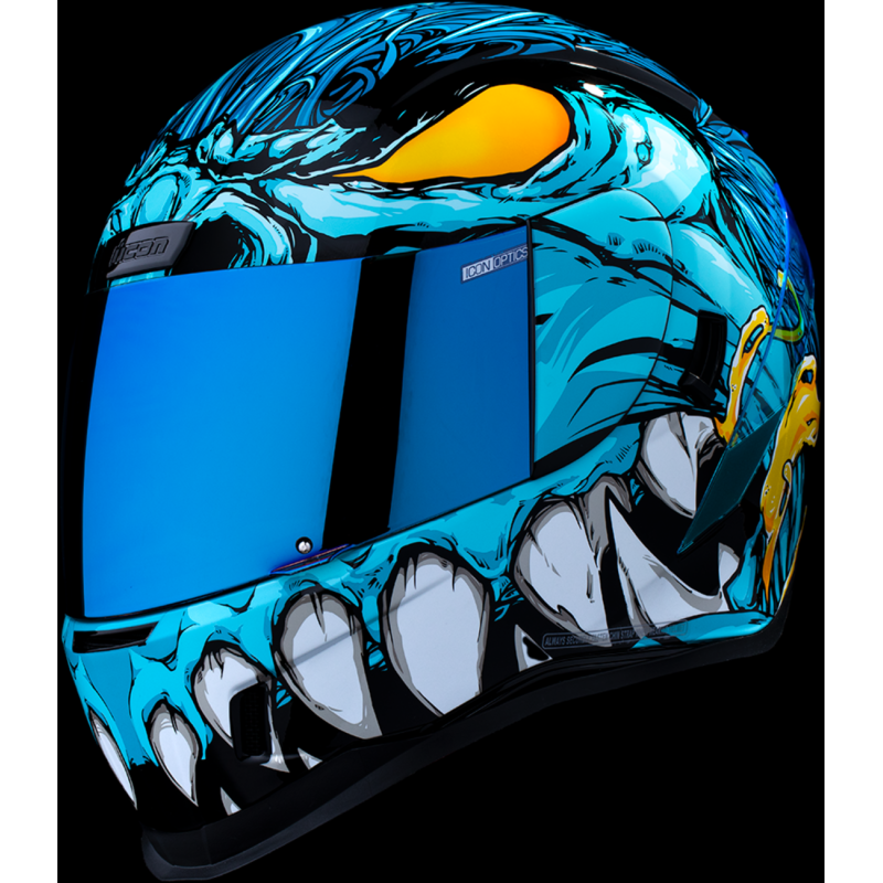 ICON HELMET AIRFORM MIPS MANIK'RR Light Blue Front - Driven Powersports
