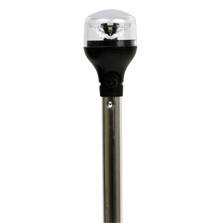 Attwood All Around Navigation Light, Horizontal Mount with 20” Pole - Driven Powersports