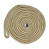 CMPCORDAGE DOCKLINE DBL BRAIDED 1/2"X15 GOL White - Driven Powersports