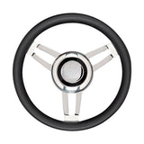 Uflex GRIP POLY CHROME CAP 13.8" White/Black - Driven Powersports