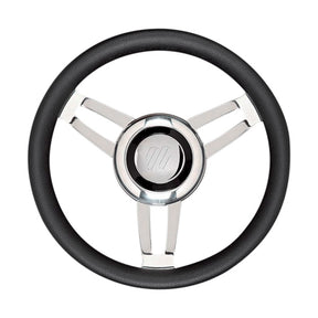Uflex GRIP POLY CHROME CAP 13.8" White/Black - Driven Powersports