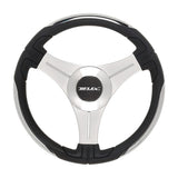 Uflex GRIP W/INSERT SILVER & RAYON Silver Black - Driven Powersports
