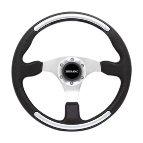 Uflex GRIP SOFT 3SPOKE White/Silver - Driven Powersports