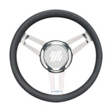 Uflex GRIP 13.8" BK POLY & HUB Charcoal - Driven Powersports