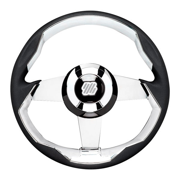 Uflex GRIP 13.8" POLY/POLISH SST Black - Driven Powersports