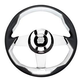 Uflex GRIP 13.8" POLY/POLISH SST Black - Driven Powersports
