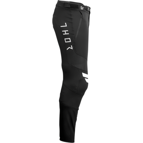 THOR PANT THOR ASSIST Black Right Side - Driven Powersports