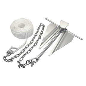 KIMPEX ANCHOR KIT CHAIN ROPE 10 SLIP RING 150 (746355) - Driven Powersports