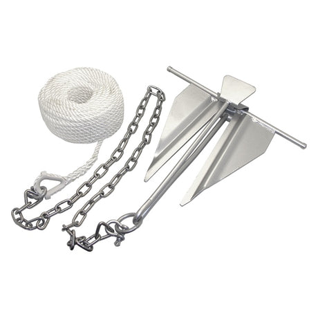 KIMPEX ANCHOR KIT CHAIN ROPE 10 SLIP RING 150 (746355) - Driven Powersports