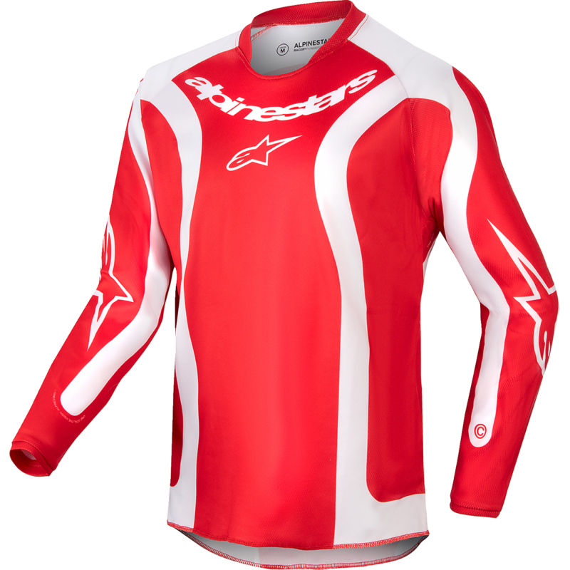 ALPINESTARS JERS YTH R-LURV Red/White Front - Driven Powersports