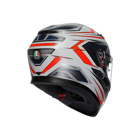 K3 SPACE MATT WHITE/RED FLUO (L) Matte White/Red - Driven Powersports