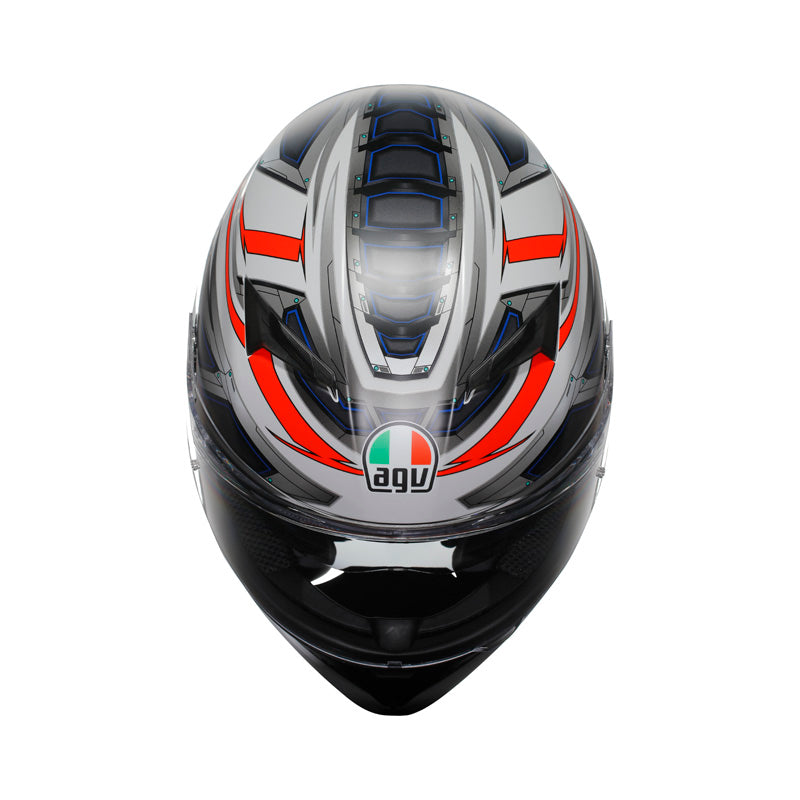 K3 SPACE MATT WHITE/RED FLUO (XL) Matte White/Red - Driven Powersports