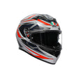 K3 SPACE MATT WHITE/RED FLUO (XL) Matte White/Red - Driven Powersports