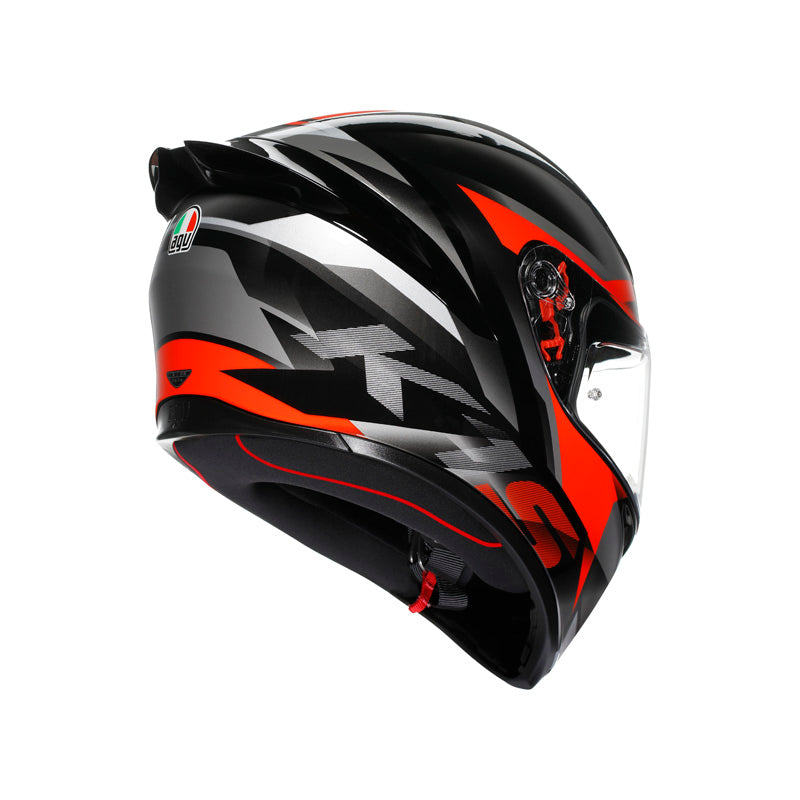 K1 S FASTLAP BLACK/GREY/RED (S) Black/Grey/Red - Driven Powersports