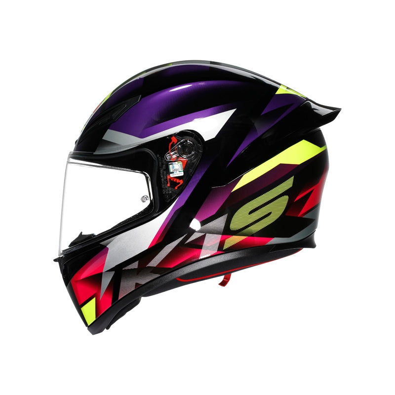 K1 S FASTLAP BLACK/GREY/RED (S) Black/Purple/Pink - Driven Powersports